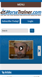Mobile Screenshot of ehorsetrainer.com